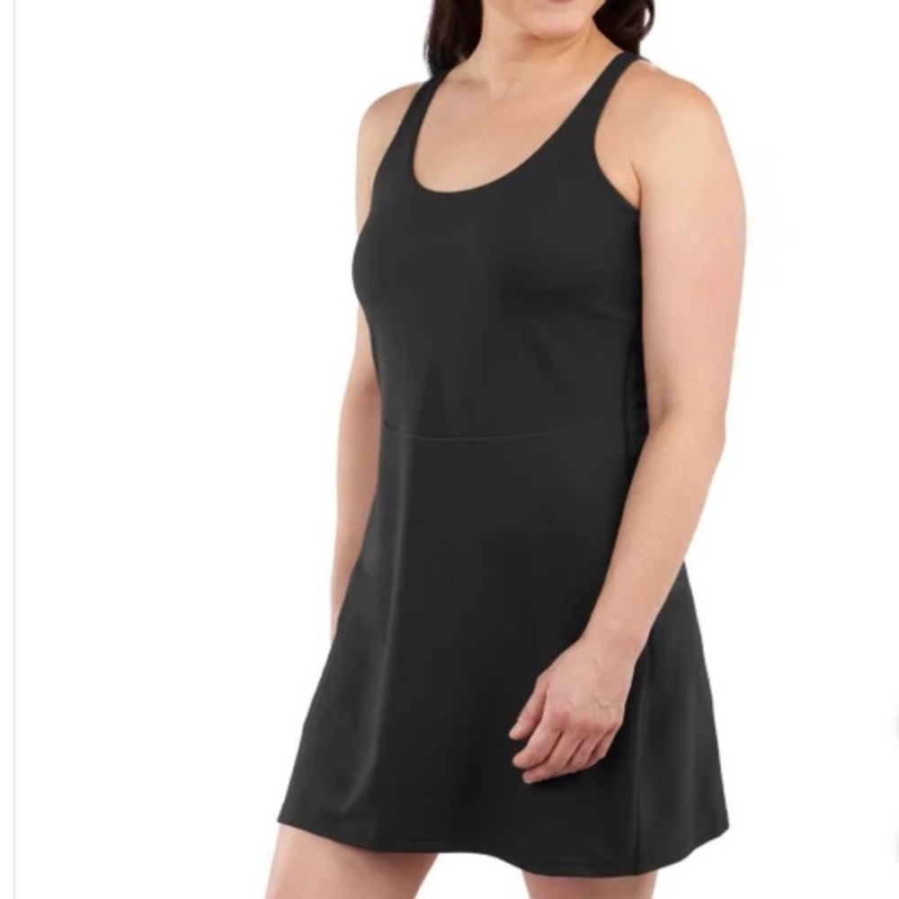 Elle Sport Black Athletic Tank Dress Size XXL NWT